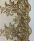 Champagne Sequin Embroidered Lace Fabric by the Yard, 54" Wide Floral Mesh Lace with Double Scalloped Edges